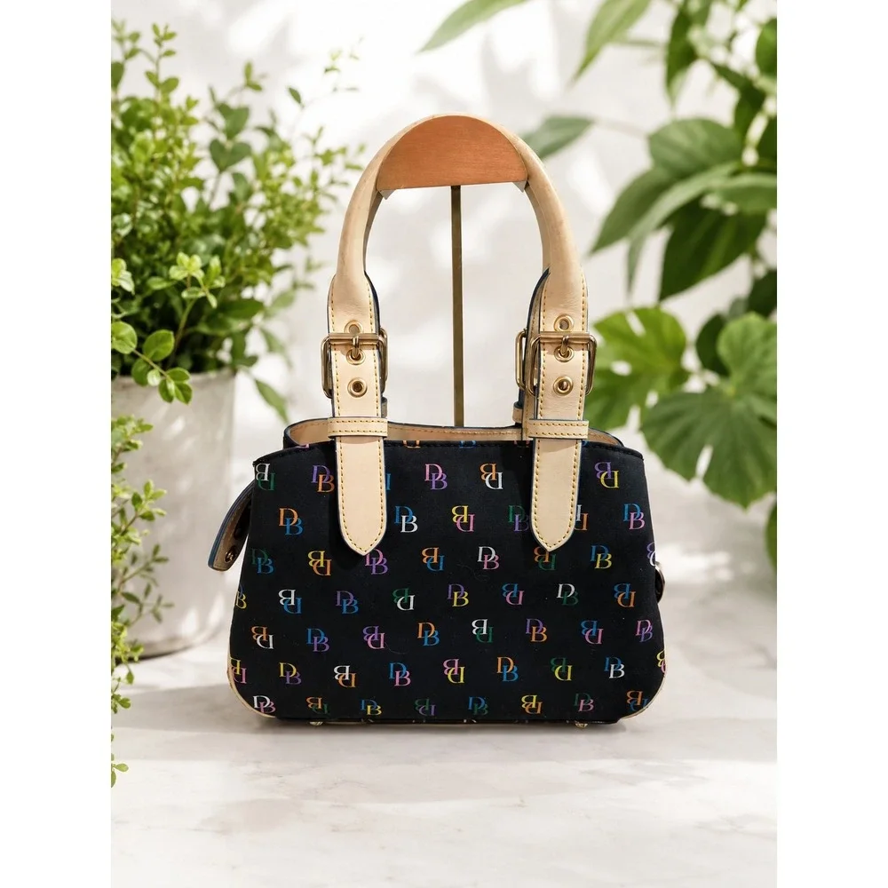 DB111 Dooney & Bourke multi color monogram bag